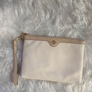 Nanette Lepore Cream Wristlet